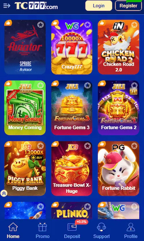 tc777 Game best earning app
