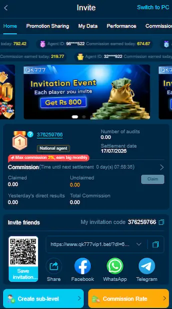 QK777 Game Best Earning
