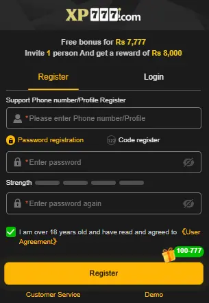 xp777 game best real money earning App
